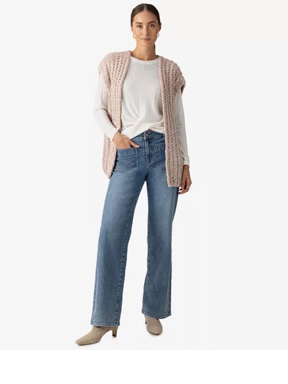 NWT Sanctuary Open Knit Vest
